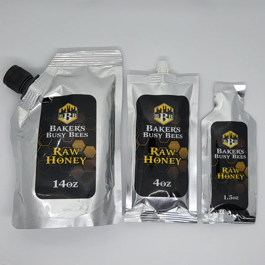 Raw Honey - Squeezable Packets